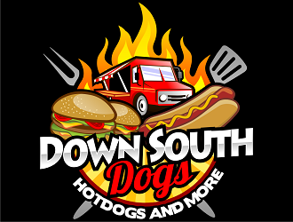 Down South Dawgs logo design by haze