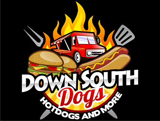Down South Dawgs logo design by haze