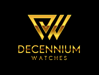 Decennium Watches logo design by VhienceFX