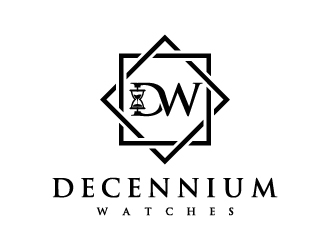 Decennium Watches logo design by BrainStorming