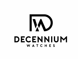 Decennium Watches logo design by serprimero