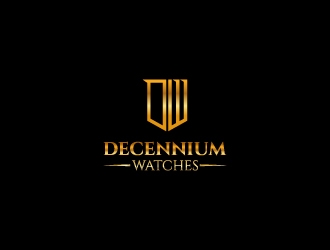 Decennium Watches logo design by aryamaity