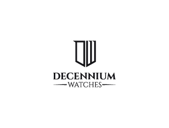 Decennium Watches logo design by aryamaity