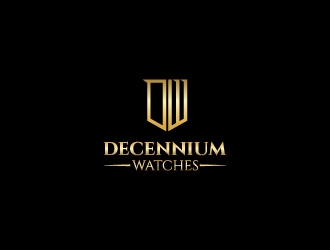 Decennium Watches logo design by aryamaity