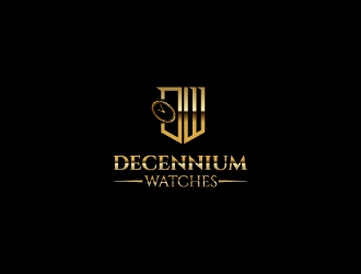 Decennium Watches logo design by aryamaity