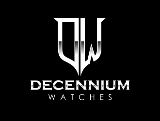 Decennium Watches logo design by serprimero