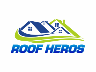 Roof Heros logo design by Greenlight