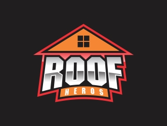 Roof Heros logo design by rokenrol