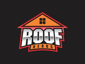 Roof Heros logo design by rokenrol