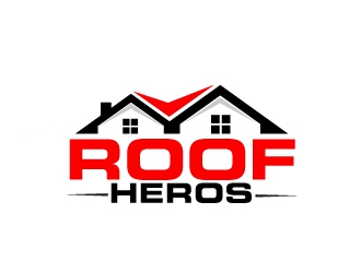 Roof Heros logo design by AamirKhan