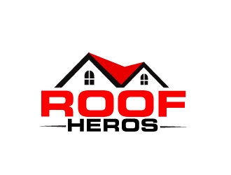 Roof Heros logo design by AamirKhan