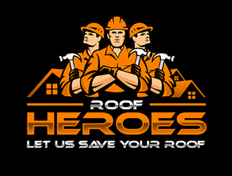 Roof Heros logo design by Optimus