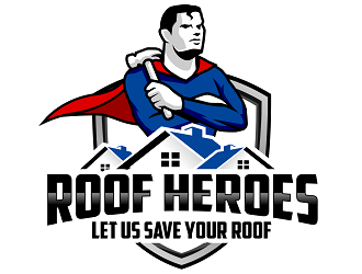 Roof Heros logo design by haze