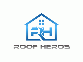 Roof Heros logo design by SelaArt