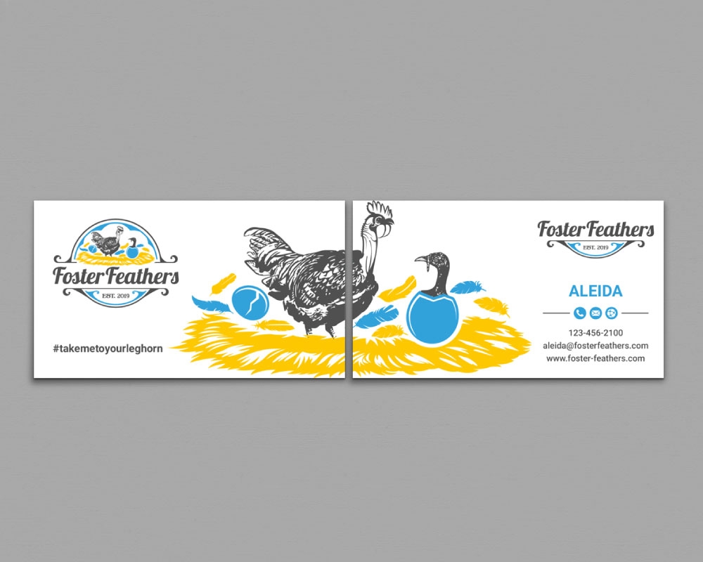 Foster Feathers logo design by Boomstudioz