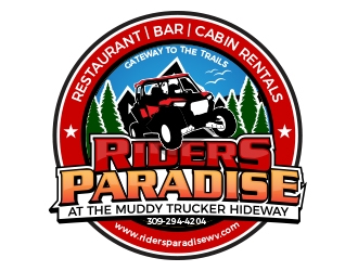 Riders Paradise  logo design by MarkindDesign