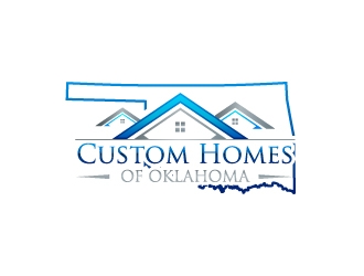 Custom Homes of Oklahoma  logo design by uttam