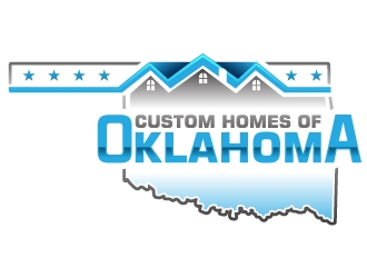 Custom Homes of Oklahoma  logo design by Suvendu