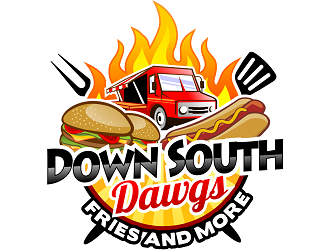 Down South Dawgs Logo Design