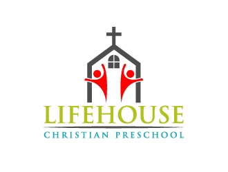 Lifehouse Christian Preschool  logo design by kakikukeju