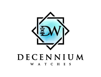 Decennium Watches logo design by BrainStorming