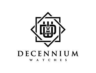 Decennium Watches logo design by BrainStorming