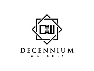 Decennium Watches logo design by BrainStorming