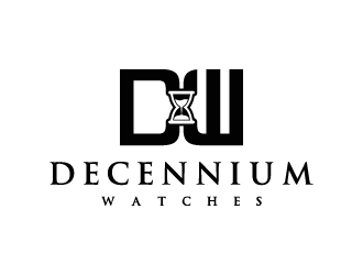 Decennium Watches logo design by BrainStorming