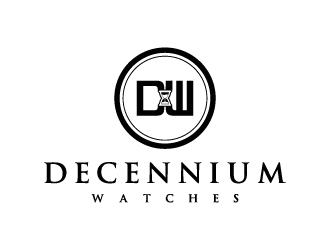 Decennium Watches logo design by BrainStorming