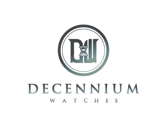 Decennium Watches logo design by BrainStorming