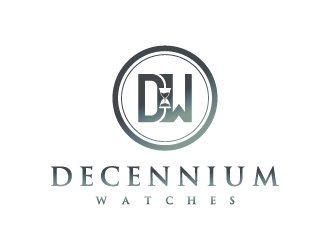 Decennium Watches logo design by BrainStorming