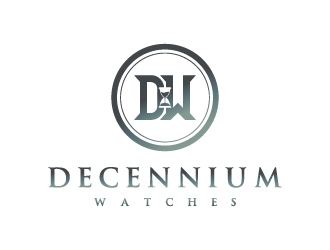 Decennium Watches logo design by BrainStorming