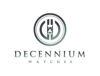 Decennium Watches logo design by BrainStorming