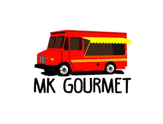 MK Gourmet logo design by AamirKhan