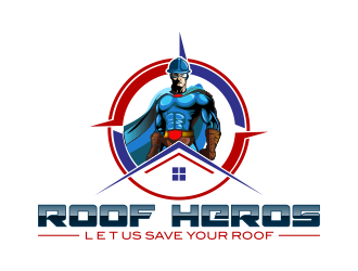 Roof Heros logo design by bosbejo