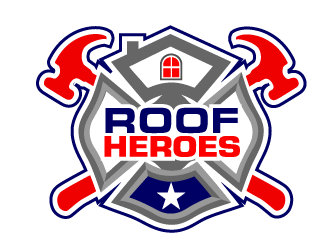 Roof Heros logo design by THOR_