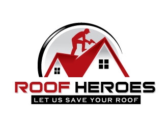 Roof Heros logo design by Conception