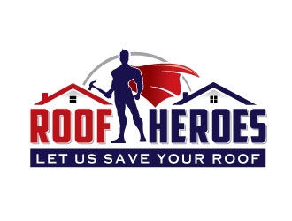 Roof Heros logo design by Conception