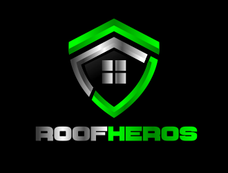 Roof Heros logo design by serprimero