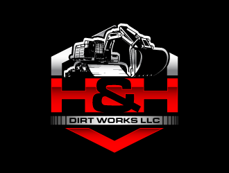 H and H Dirt Works LLC logo design by PRN123