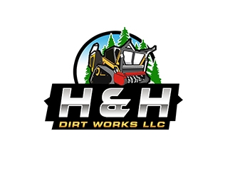 H and H Dirt Works LLC logo design by PrimalGraphics