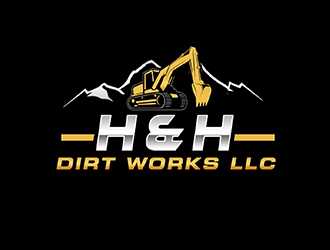 H and H Dirt Works LLC logo design by PrimalGraphics