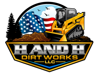 H and H Dirt Works LLC logo design by THOR_