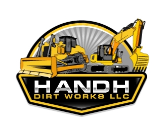 H and H Dirt Works LLC logo design by AamirKhan