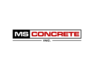 MS Concrete Inc. logo design by scolessi
