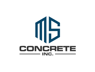 MS Concrete Inc. logo design by hopee