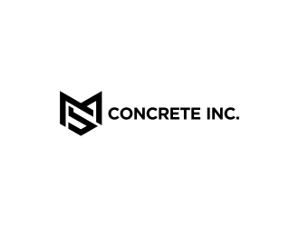 MS Concrete Inc. logo design by RIANW