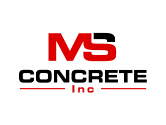 MS Concrete Inc. logo design by creator_studios