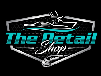 THE DETAIL SHOP  logo design by MAXR