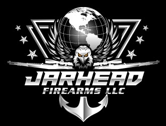 Jarhead Firearms LLC logo design by Suvendu